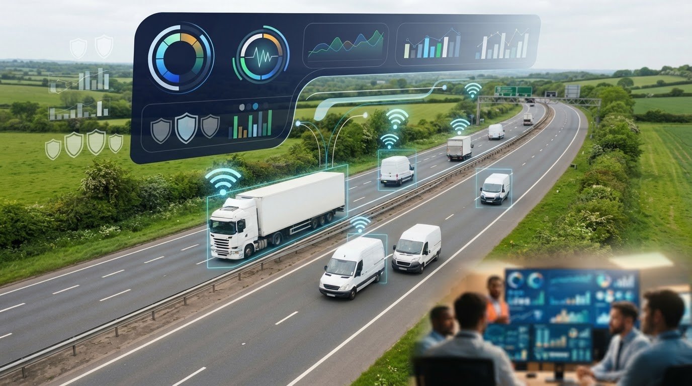 Real-time delivery fleet tracking