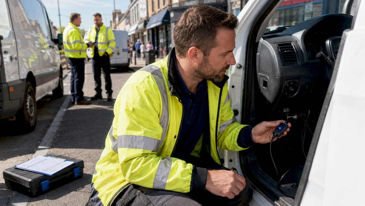 Benefits of plug-and-play van telematics for UK fleets