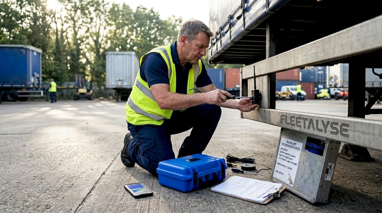 Trailer tracking system setup: a fleet manager's guide