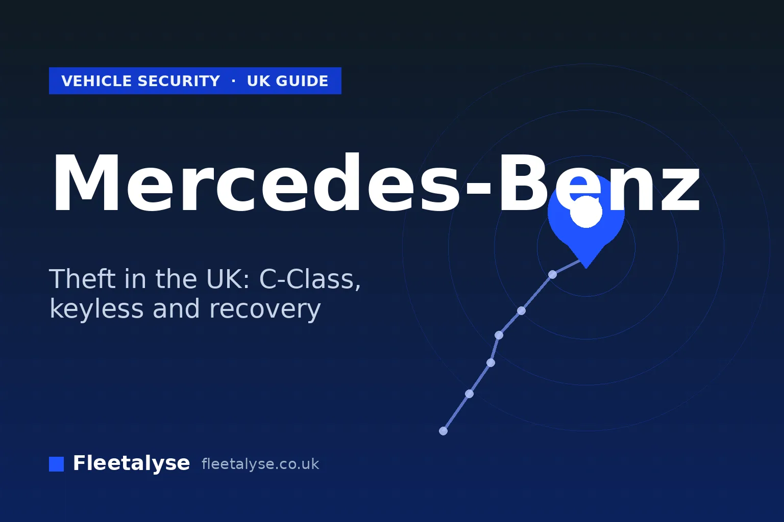 Mercedes Theft in the UK: C-Class, Keyless Entry and Recovery