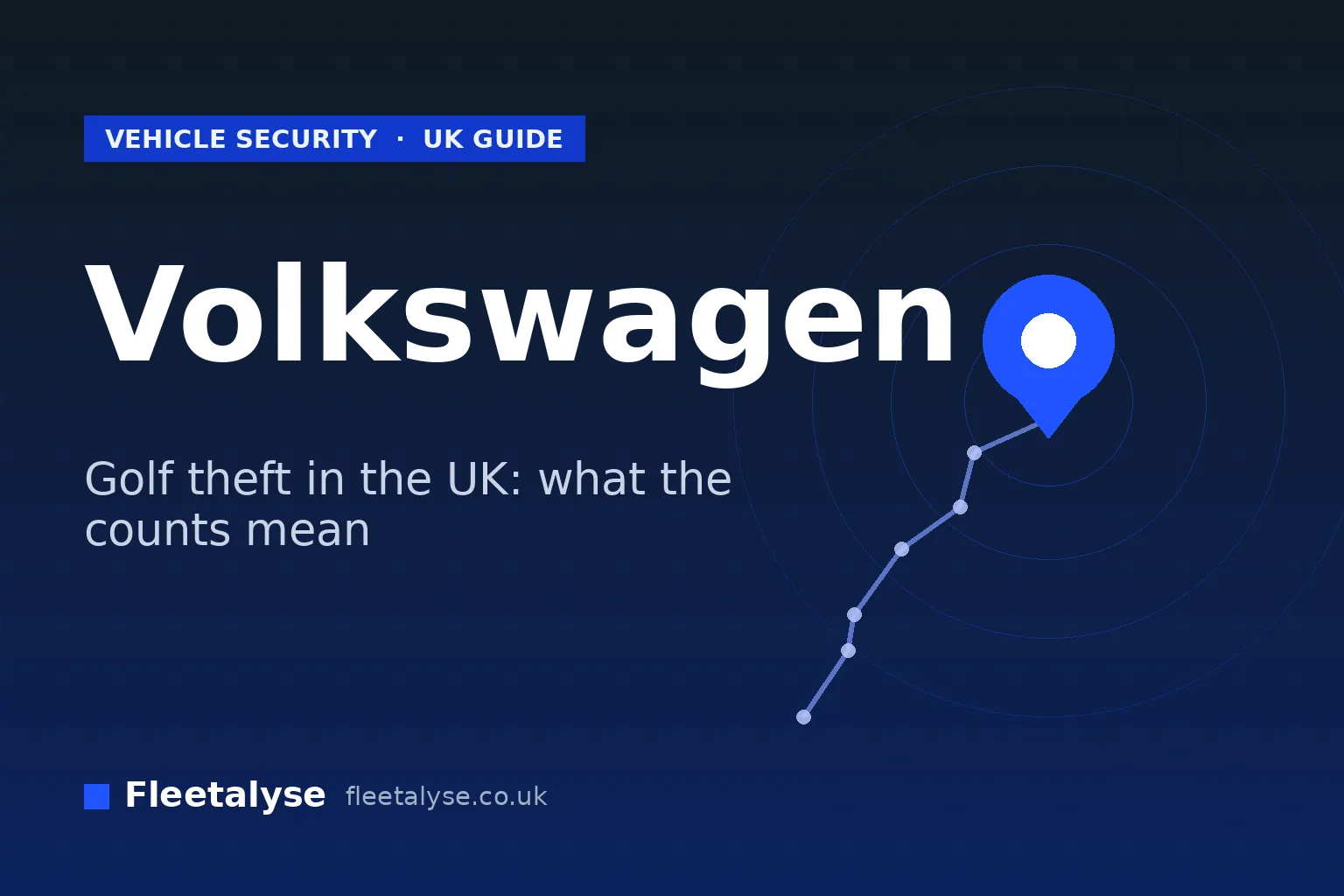 VW Golf Theft in the UK: Why High Counts Mislead