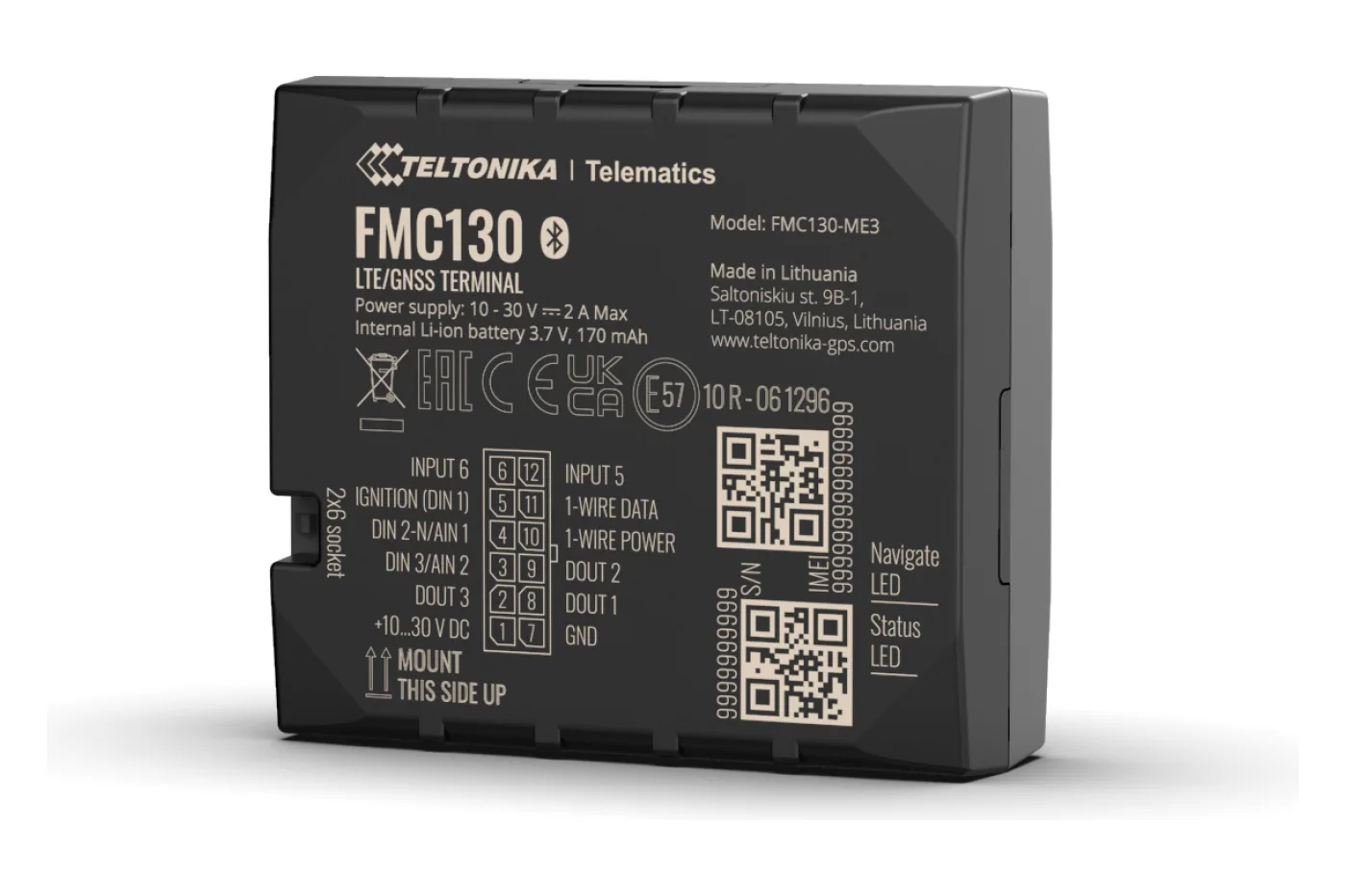 Unlocked Teltonika FMC130 GPS Tracker - No SIM Card