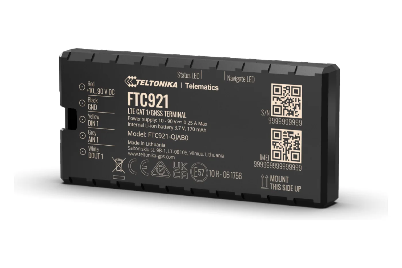 Unlocked Teltonika FTC921 GPS Tracker - No SIM Card